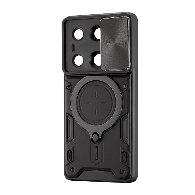 Чохол Full Protection JS Magnetic Xiaomi Redmi Note 13 Pro 4G/Poco M6 Pro 4G Black