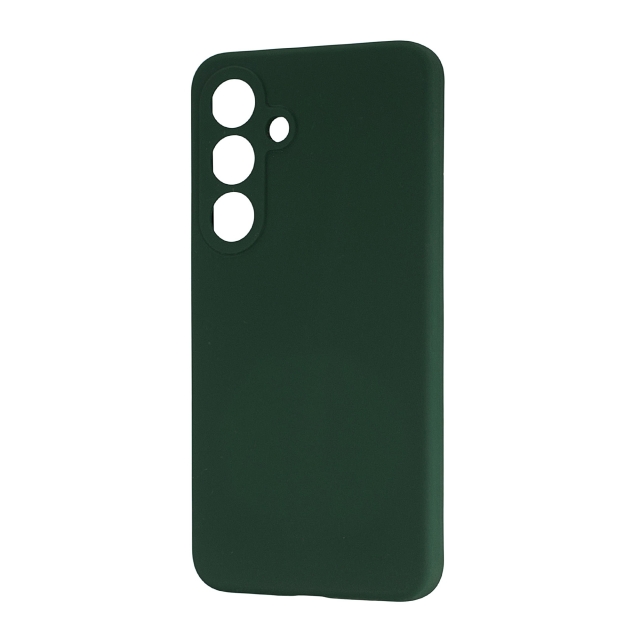Чохол Silicone Case Samsung S25 (S931) Dark Green