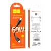 Кабель Hoco X96 Hyper 60W fast charging data cable Type-C to Type-C Black