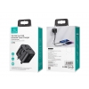 СЗУ USAMS US-CC173 T55 12W Dual USB Universal Travel Charger (US/AU/EU/UK) Black (CC173)