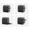 СЗУ USAMS US-CC173 T55 12W Dual USB Universal Travel Charger (US/AU/EU/UK) Black (CC173)
