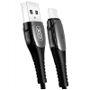 АЗП XO CC46 QC3.0 18W car charger with Type-c cable Gray