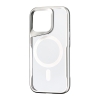 Чехол Metal Frame with MagSafe iPhone 16 Dark Silver 