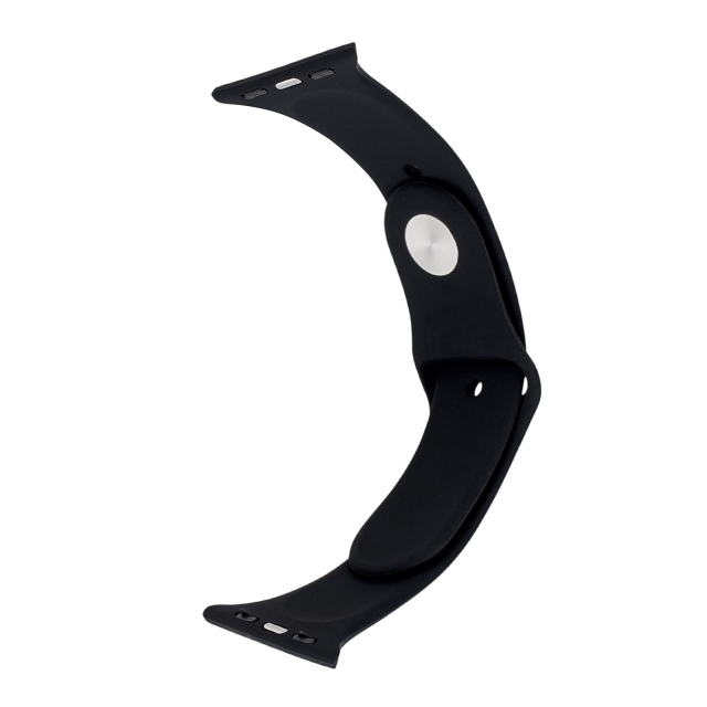 Ремешок Silicone Apple Watch 38/40/41 mm Black S (18) (18) 