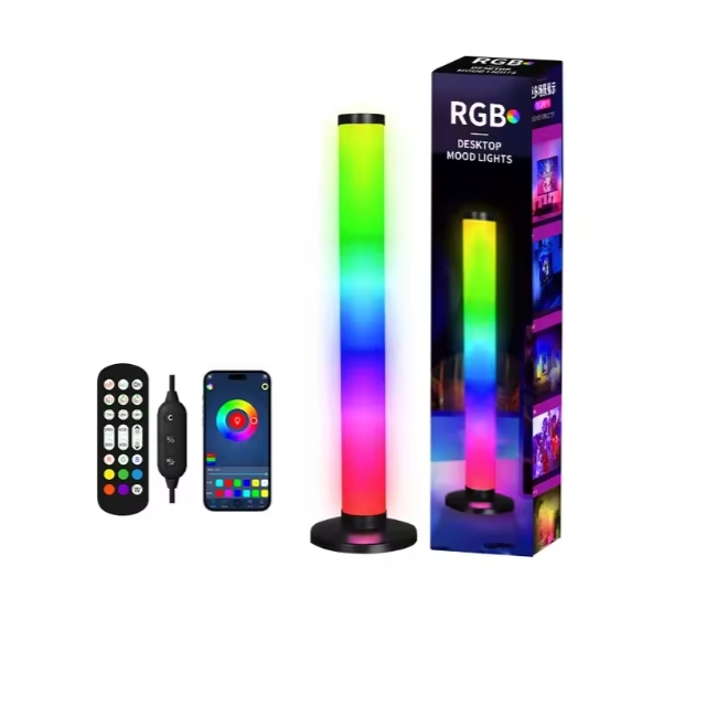 RGB лампа 40 см Vertical 360 настільна Black
