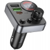 FM-трансмітер Hoco E86 Alegria 48W dual port PD30W+QC3.0 car BT FM transmitter Black