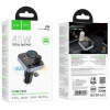 FM-трансмітер Hoco E86 Alegria 48W dual port PD30W+QC3.0 car BT FM transmitter Black