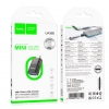 Адаптер Hoco UA36B Type-C male to USB female OTG transparent adapter Black (UA36B)