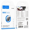 Адаптер Hoco UA36C USB male to Type-C female USB2.0 transparent adapter Black