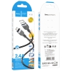 Кабель Hoco X109 Energy silicone charging data cable iP(L-1M) Black (X109)