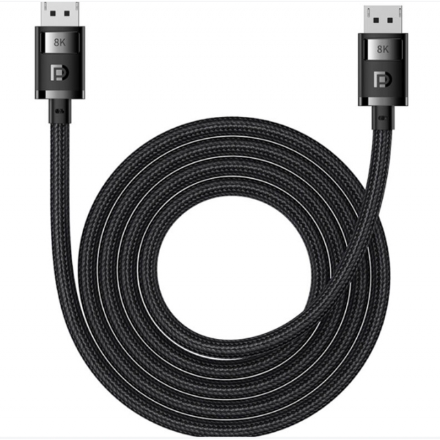 Кабель Baseus High Definition Series DP 8K to DP 8K Adapter Cable 1.5m Cluster (DisplayPort to DisplayPort) Black (B00633706111-