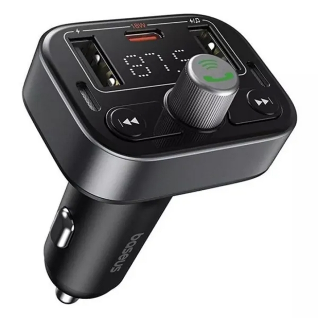 FM-трансмітер Baseus S-09 Pro Series Car FM Transmitter Cluster Black