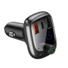 FM-трансмітер Baseus T Shaped S-13 Car Bluetooth MP3 Player (PPS Fast Charger Edition) Black
