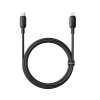 Кабель Baseus Silky Series Fast Charging Cable Type-C to iP 20W 1m Cluster Black