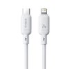 Кабель Baseus Silky Series Fast Charging Cable Type-C to iP 20W 1m White