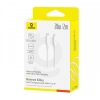 Кабель Baseus Silky Series Fast Charging Cable Type-C to iP 20W 2m White