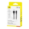 Кабель Baseus Silky Series Fast Charging Cable USB to iP 2.4A 1m Black (P10377702113-00)