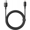Кабель Baseus Silky Series Fast Charging Cable USB to iP 2.4A 2m Black