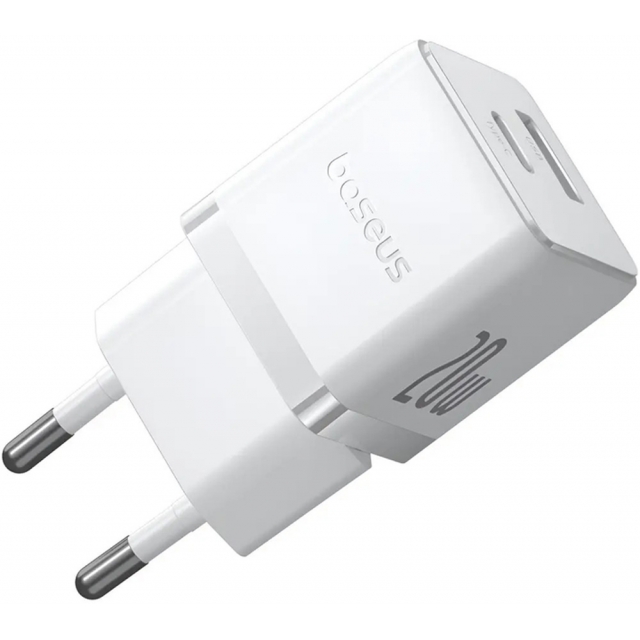 МЗП Baseus Palm Fast Charger C+U 20W EU White