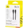 Кабель Baseus Silky Series Fast Charging Cable Type-C to Type-C 100W 2m Black