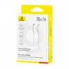 Кабель Baseus Silky Series Fast Charging Cable Type-C to Type-C 100W 1m White