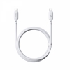 Кабель Baseus Silky Series Fast Charging Cable Type-C to Type-C 100W 1m White
