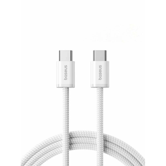 Кабель Baseus Dynamic 4 Fast Charging Data Cable Type-C to Type-C 100W 1m White (P10381400211-00)