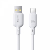 Кабель Baseus Silky Series Fast Charging Cable USB to Type-C 100W 1m White