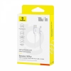 Кабель Baseus Silky Series Fast Charging Cable USB to Type-C 100W 1m White