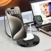 БЗУ WIWU Wi-W032 Magnetic Cableless Charger 4in1 Black
