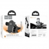 Холдер Hoco H3 Shiny press type car holder (center console) dark night Black (Уценка) (H3)