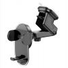Холдер Hoco H3 Shiny press type car holder (center console) dark night Black (Уцінка)