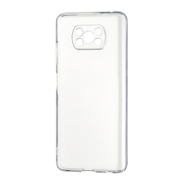 Чохол Silicone Case WS Protected Camera Xiaomi Poco X3/X3 NFC Прозорий