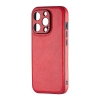 Чехол Jinduka Leather Protected Camera iPhone 15 Pro Red