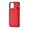 Чохол Jinduka Leather Pocket iPhone 12 Pro Red