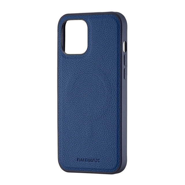 Чехол Jinduka Leather Case with MagSafe iPhone 12 Pro Max Deep Blue
