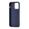 Чохол Jinduka Leather Case with MagSafe iPhone 14 Pro Max Deep Blue