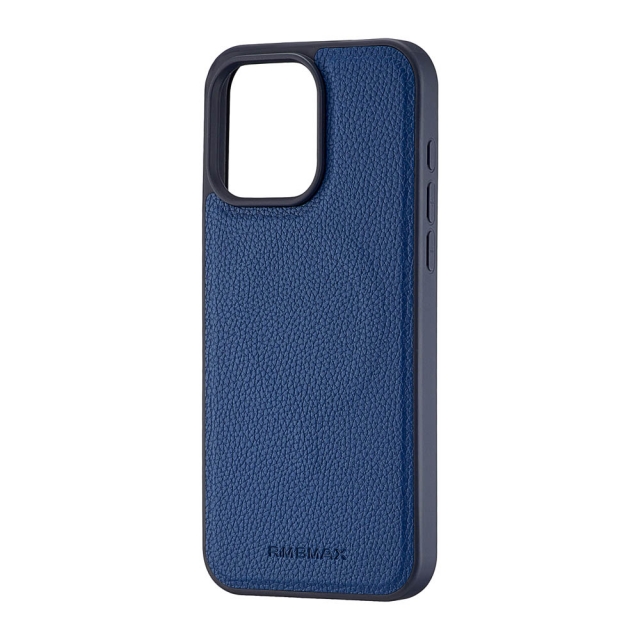 Чохол Jinduka Leather Case with MagSafe iPhone 15 Pro Max Deep Blue