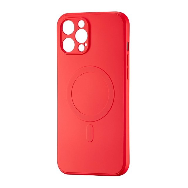 Чохол TPU with MagSafe Protected Camera iPhone 12 Pro Max Red