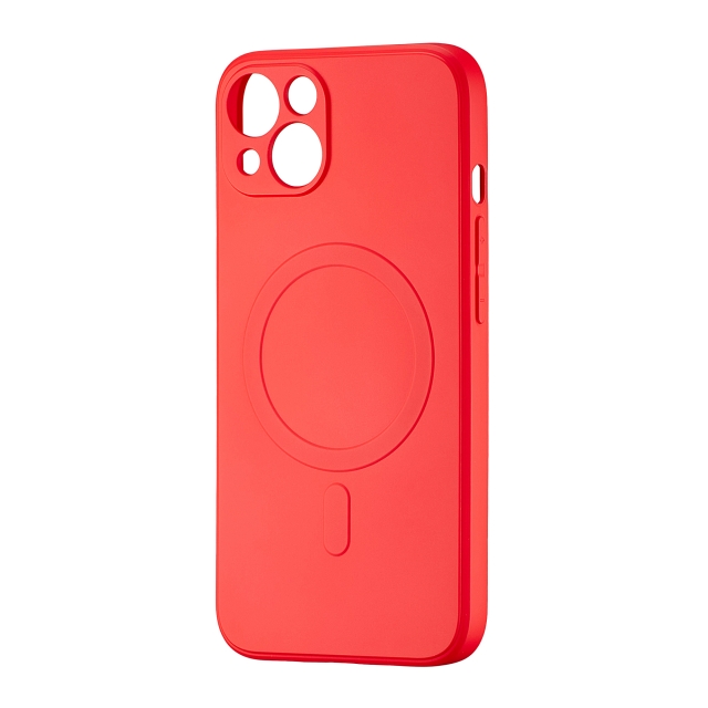Чехол TPU with MagSafe Protected Camera iPhone 13 Red