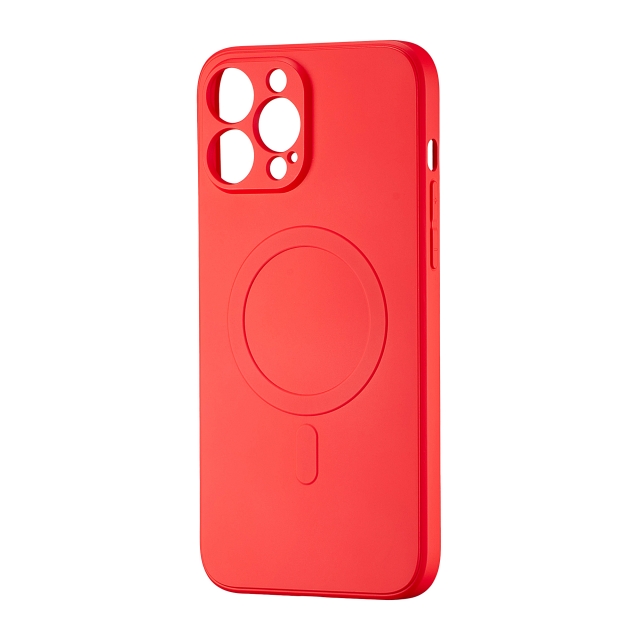 Чехол TPU with MagSafe Protected Camera iPhone 13 Pro Max Red