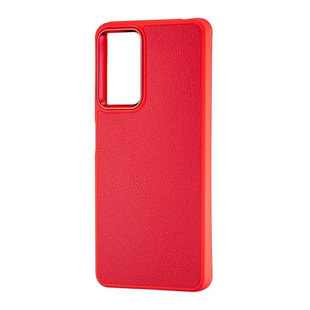 Чехол Leather Case Xiaomi Redmi Note 12 Pro 4G/Note 11 Pro 4G/Note 11 Pro 5G/Note 11E Pro/Poco X4 Pro Red