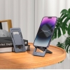Настільна підставка Hoco HD11 Volar metal folding desktop stand Gray