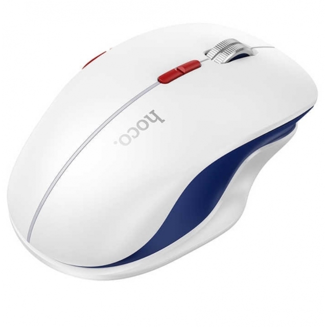 Комп'ютерна миша Hoco GM40 Dixon RGB dual-mode wireless mouse(rechargeable version) White