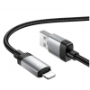 Кабель Hoco X117 Star charging data cable iP Black