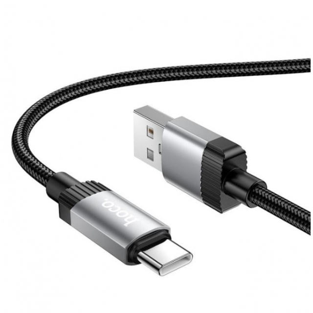 Кабель Hoco X117 Star charging data cable Type-C Black