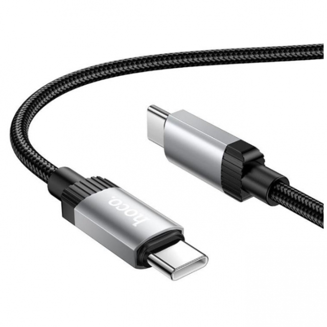 Кабель Hoco X117 Star 60W charging data cable Type-C to Type-C Black (X117)