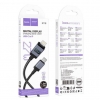 Кабель Hoco X118 Generous PD27W charging data cable with display iP Black