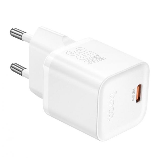 МЗП Hoco N66 Ingenious single port PD35W charger(EU) White