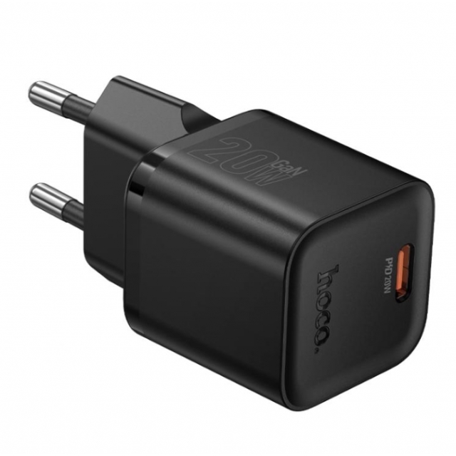 СЗУ Hoco N64 Ingenious single port PD20W charger(EU) Black (N64)